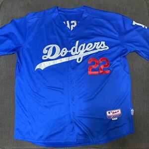 Majestic Authentic Clayton Keshaw LA Dodgers Jersey 22 sz54